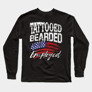 Tattooed Bearded Employed Long Sleeve T-Shirt